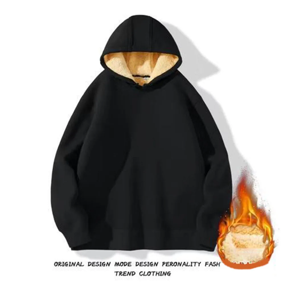Warm Fleece Hoodie Hooded Jacket Coat for Men Sweatshirt Pullover Solid Color (Black Yellow Red Orange Coffee) Baggy Fit
Warm Fleece Hoodie Hooded Jacket Coat for Men Sweatshirt Pullover Solid Color (Black Yellow Red Orange Coffee) Baggy Fit