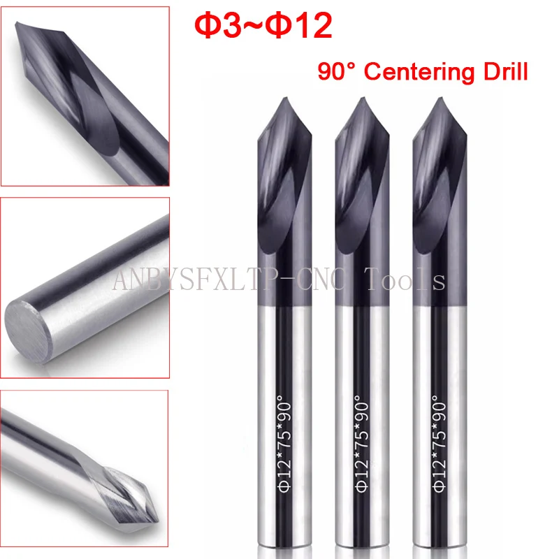 1Pcs Tungsten Steel Center Point Drill For Stainless Steel Aluminum 90 Degree Cemented Carbide Centering Drill Bit CNC Tool
1Pcs Tungsten Steel Center Point Drill For Stainless Steel Aluminum 90 Degree Cemented Carbide Centering Drill Bit CNC Tool