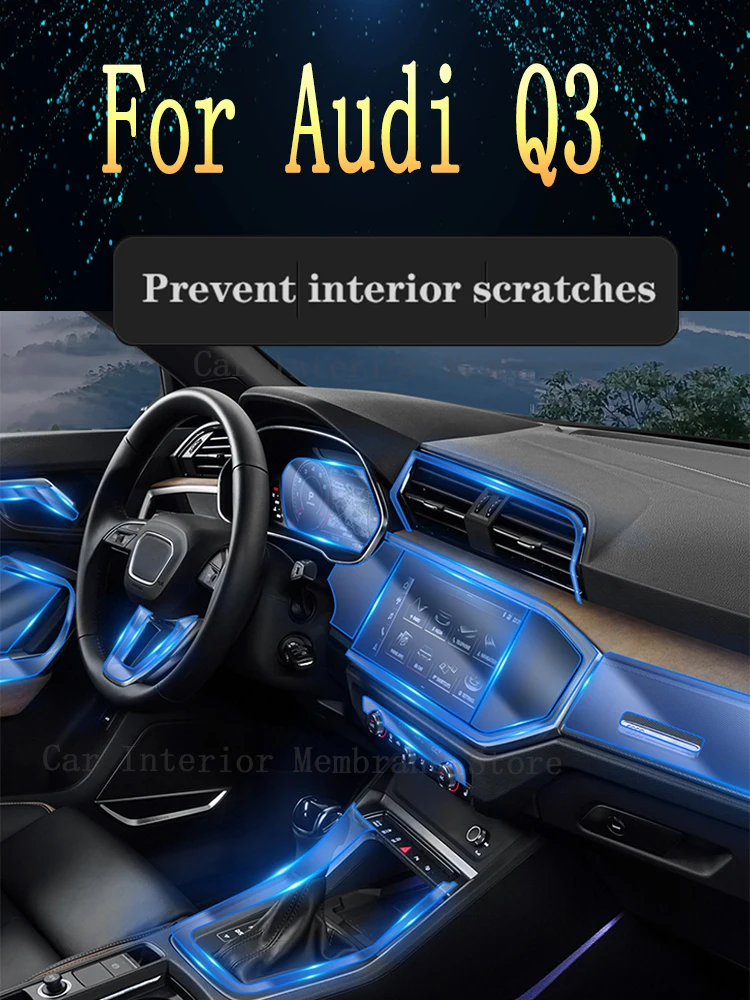 For Audi Q3 2012-2019 2023 Gearbox Panel Navigation Screen Automotive Interior TPU Protective Film Cover Anti-Scratch Sticker
For Audi Q3 2012-2019 2023 Gearbox Panel Navigation Screen Automotive Interior TPU Protective Film Cover Anti-Scratch Sticker