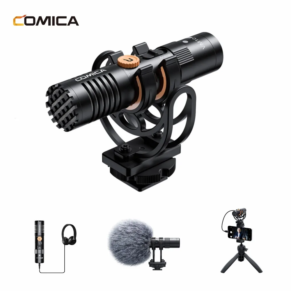 Comica VM10 Pro Video Microphone Camera Condenser Mic Shock Mount Shotgun Mic For Video Record Interview,For Live Streaming
Comica VM10 Pro Video Microphone Camera Condenser Mic Shock Mount Shotgun Mic For Video Record Interview,For Live Streaming