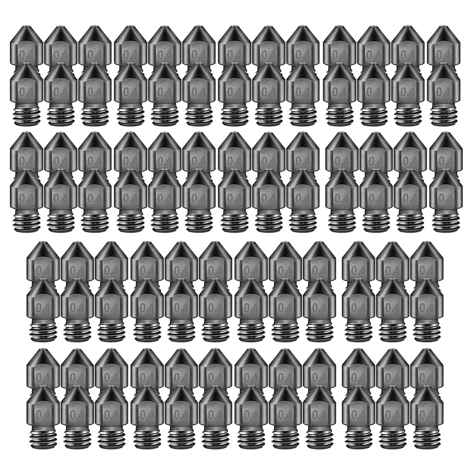 

Hardened Steel Tool High Temperature Pointed Wear Resistant MK8 Nozzles 1.75 mm 3D Printer Makerbot Creality CR-10 Hotend Ender