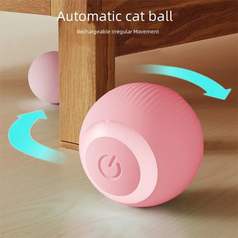 

Игра в Мячи умная движущаяся Интерактивная кошка автоматическая тренировка перезаряжаемая электрическая вращающаяся самодвижущаяся игрушка-котенок
