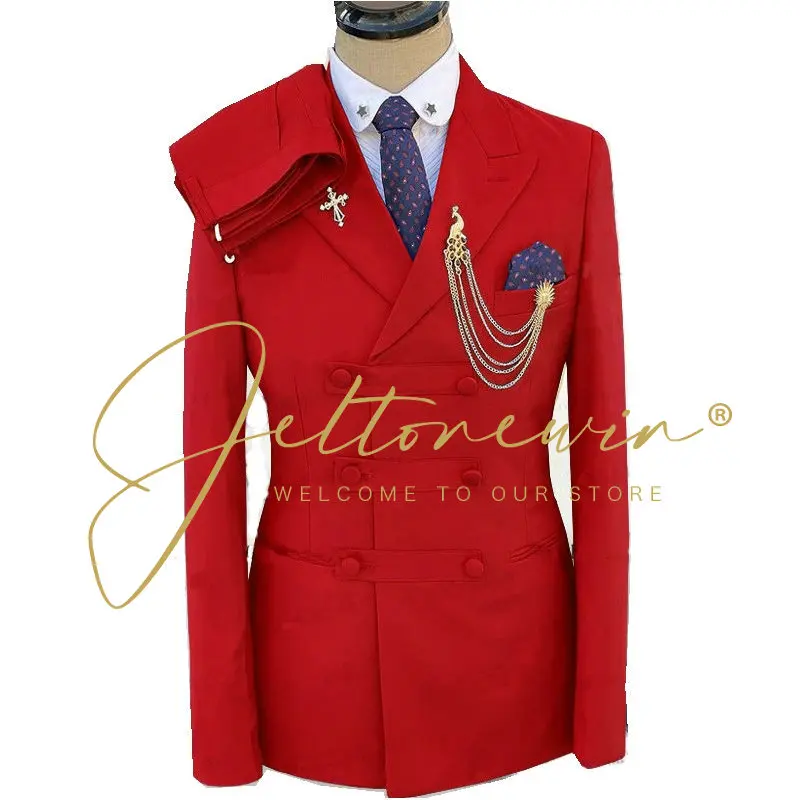 Double Breasted Men Suit Jackets Formal Coats Male Blazer Jackets Men Coat Wedding Suits For Men Costume Homme De Luxe Terno
Double Breasted Men Suit Jackets Formal Coats Male Blazer Jackets Men Coat Wedding Suits For Men Costume Homme De Luxe Terno
