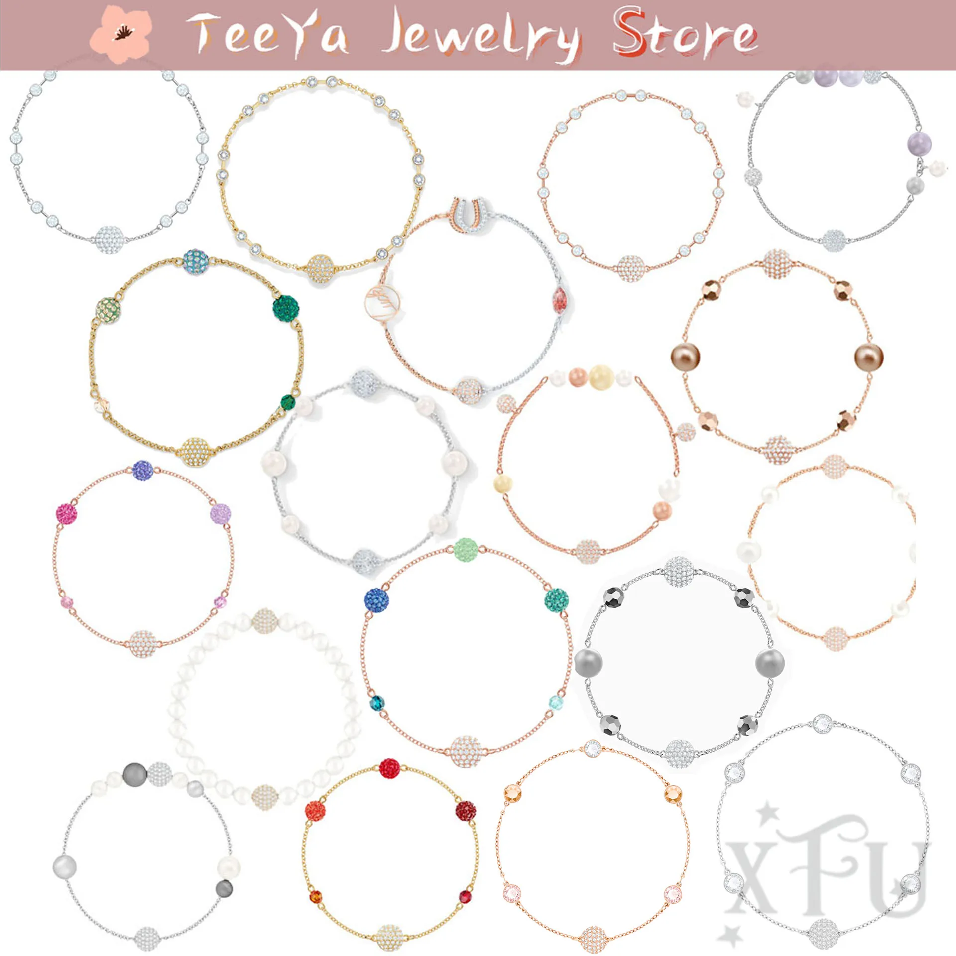 XFU Original 2023 Bracelet Christmas Gift Fine Jewelry Variety Luxury Pearl Sparkling Crystal Charm Bracelets for Women
XFU Original 2023 Bracelet Christmas Gift Fine Jewelry Variety Luxury Pearl Sparkling Crystal Charm Bracelets for Women