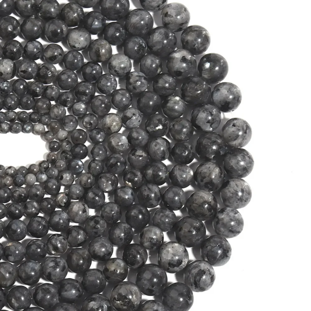Natural Stone Smooth Black Diorite Larvikite Beads for Jewelry Making DIY Necklace Bracelet 4 6 8 10 12mm Fashion Raw Material
Natural Stone Smooth Black Diorite Larvikite Beads for Jewelry Making DIY Necklace Bracelet 4 6 8 10 12mm Fashion Raw Material