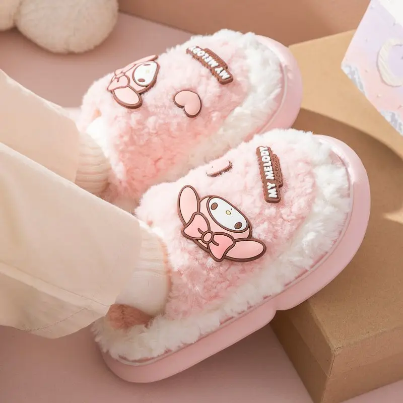 Sanrio My Melody Child Cotton Slippers Girl Indoor Home Cute Cartoon Plush Anti-Slip Keep Warm Soft Soft Bottom Light Cotton Mop
Sanrio My Melody Child Cotton Slippers Girl Indoor Home Cute Cartoon Plush Anti-Slip Keep Warm Soft Soft Bottom Light Cotton Mop