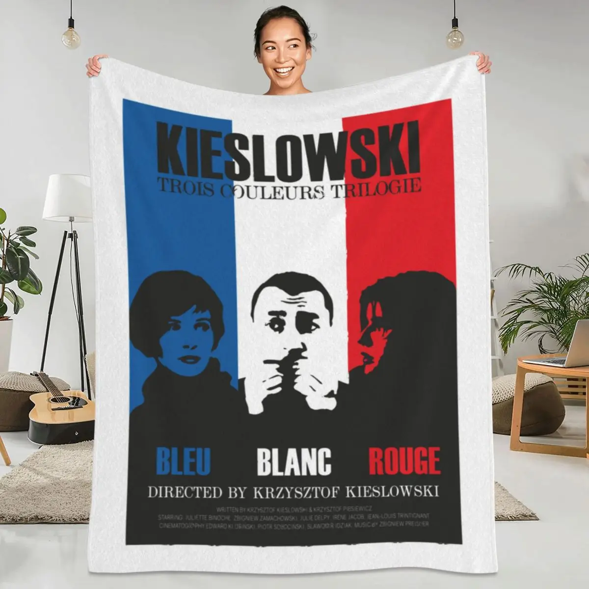 Warm Blanket Trois Couleurs Bedding Throws Juliette Binoche Movie Krzysztof Kieslowski Flannel Bedspread Chair Sofa Bed Cover
Warm Blanket Trois Couleurs Bedding Throws Juliette Binoche Movie Krzysztof Kieslowski Flannel Bedspread Chair Sofa Bed Cover
