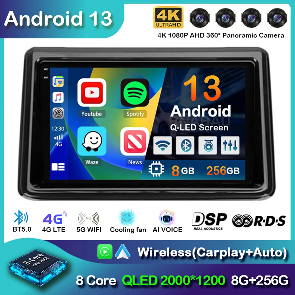 Android 13 Carplay Auto Car Radio For Toyota Noah Esquire Voxy 2014-2019 4G+WIFI Multimedia Video Player Stereo GPS Head Unit BT
Android 13 Carplay Auto Car Radio For Toyota Noah Esquire Voxy 2014-2019 4G+WIFI Multimedia Video Player Stereo GPS Head Unit BT
