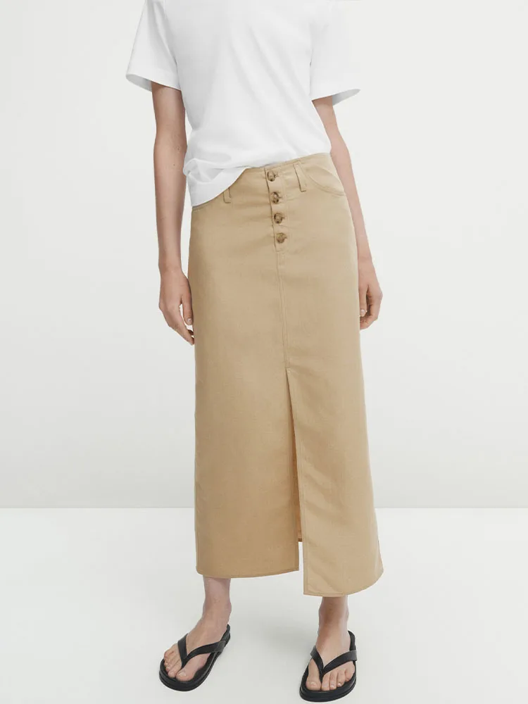 MD-High Quality 2023 New Fall Women's Clothing Classic Style Old Money Style Commute Leisure Split Mid-Length Pencil Skirt
MD-High Quality 2023 New Fall Women's Clothing Classic Style Old Money Style Commute Leisure Split Mid-Length Pencil Skirt