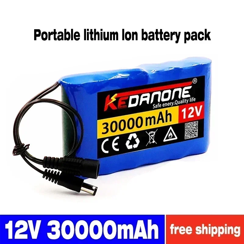 12V Portable Battery 30000mAh Standard Capacity Battery DC 12.6V 30Ah CCTV Camera Monitor + Charger
12V Portable Battery 30000mAh Standard Capacity Battery DC 12.6V 30Ah CCTV Camera Monitor + Charger