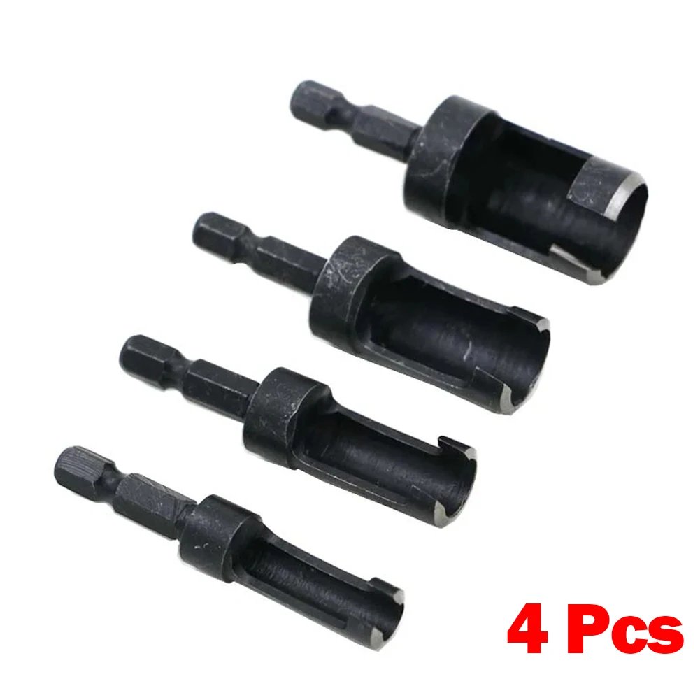 4pcs Drill Bits Hex Shank Wood Plug Hole Cutter Drill Bit Plug Cutter Bored Hole Wood Tenon 6/10/13/16mm Woodworking Tools
4pcs Drill Bits Hex Shank Wood Plug Hole Cutter Drill Bit Plug Cutter Bored Hole Wood Tenon 6/10/13/16mm Woodworking Tools