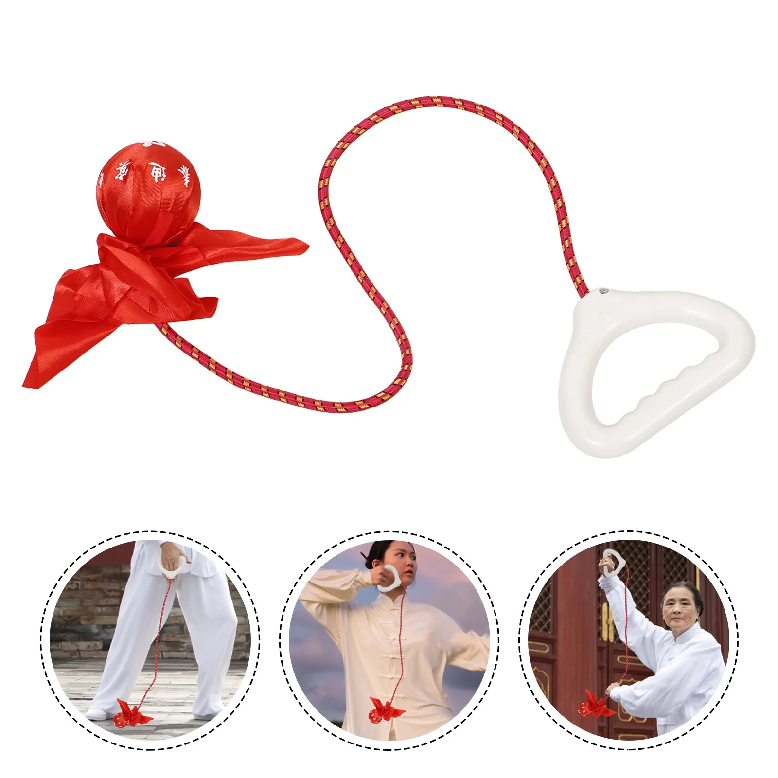 Multi-Function Fitness Ball Accessory Portable Elastic Rope Workout Ball Handheld Elastic Exercise Ball
Multi-Function Fitness Ball Accessory Portable Elastic Rope Workout Ball Handheld Elastic Exercise Ball