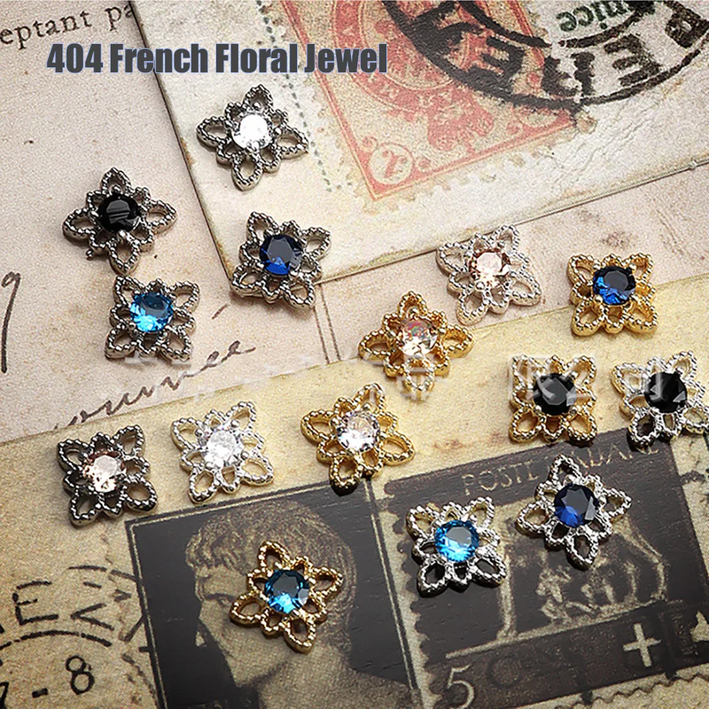 -French Floral Jewel- Hollow Metal Alloy Plush Court Vintage Pink Zircon Adornment 4Leafs Clover Flower Shaped Accessory 404Nail
-French Floral Jewel- Hollow Metal Alloy Plush Court Vintage Pink Zircon Adornment 4Leafs Clover Flower Shaped Accessory 404Nail