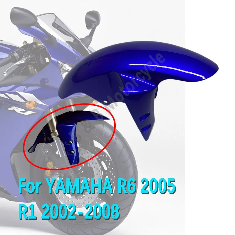 For YAMAHA R6 2005 Front Fender R1 2002-2008 Front Tire Fender Guard Mud Hugger Set Blue
For YAMAHA R6 2005 Front Fender R1 2002-2008 Front Tire Fender Guard Mud Hugger Set Blue