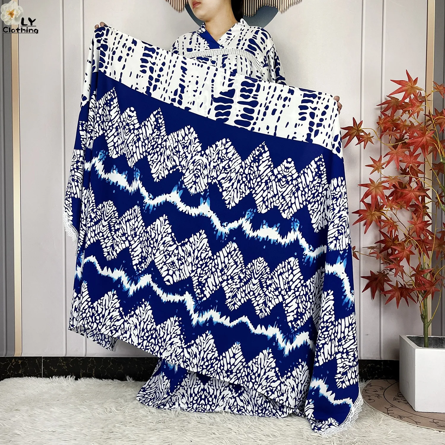 أحدث عباءة أفريقية لعام 2026 مطبوعة من القطن الخالص للنساء، فستان طويل فضفاض، أزياء دبي العصرية للعطلات والحفلات مع وشاح كبير أحدث عباءة أفريقية لعام 2026 مطبوعة من القطن الخالص للنساء، فستان طويل فضفاض، أزياء دبي العصرية للعطلات والحفلات مع وشاح كبير