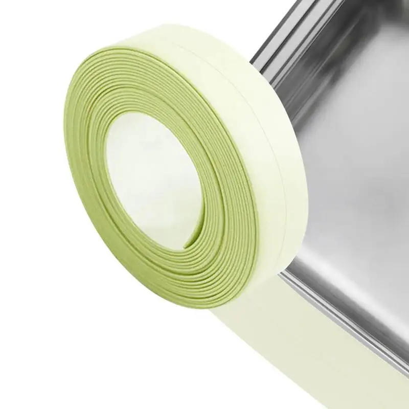 

Bath & Kitchen Caulk Tape Sealant Strip Caulk Strip Self Adhesive PVC Sealant Tape Tub and Wall Sealing Tape for Kitchen Sink