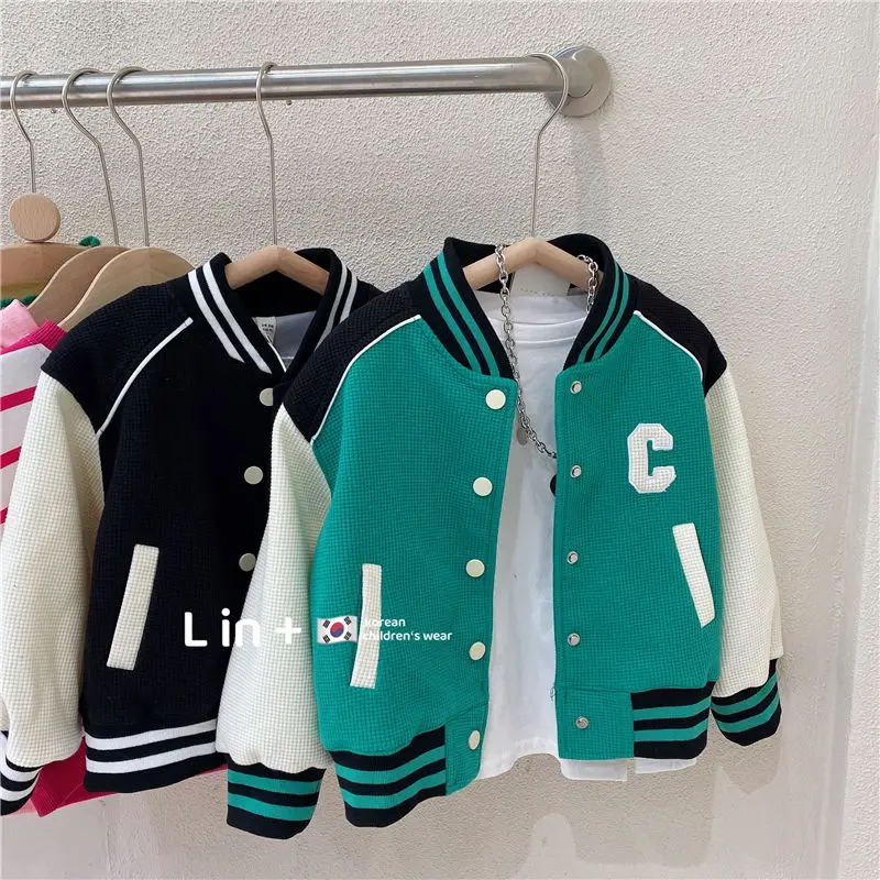 Kids Baseball Jacket Girl and Boys Outerwear Spring Autumn Letter Embroidery Bomber Jackets 2022 Children Causal Coats 2-6 Years
Kids Baseball Jacket Girl and Boys Outerwear Spring Autumn Letter Embroidery Bomber Jackets 2022 Children Causal Coats 2-6 Years