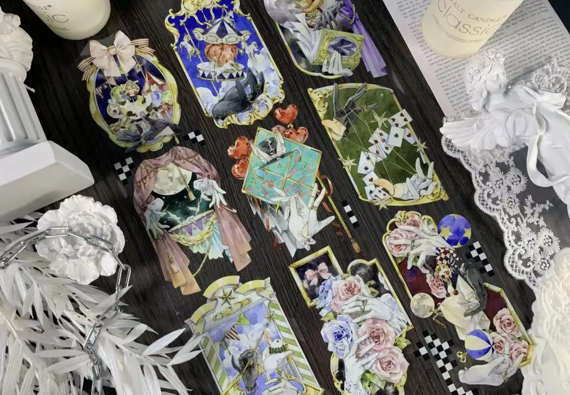 Finger Fairy Tale Rose Washi PET Tape for Card Making Decoration DIY Scrapbooking Plan Stickers
Finger Fairy Tale Rose Washi PET Tape for Card Making Decoration DIY Scrapbooking Plan Stickers