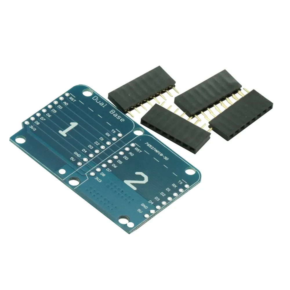 1 шт. для Wemos D1 Mini Dual Socket Dual Base Shield D1 Mini NodeMCU ESP8266 макетная Базовая плата 3,3 В с контактами
1 шт. для Wemos D1 Mini Dual Socket Dual Base Shield D1 Mini NodeMCU ESP8266 макетная Базовая плата 3,3 В с контактами