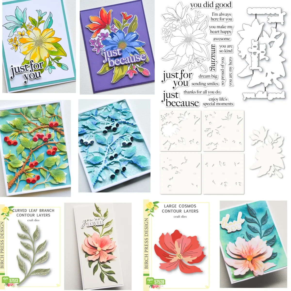 

Floral Forest Leaf Metal Cutting Dies Clear Stamps Stencil Decorating Scrapbook Diy Paper Card Album Mould Embossing Craft 2023