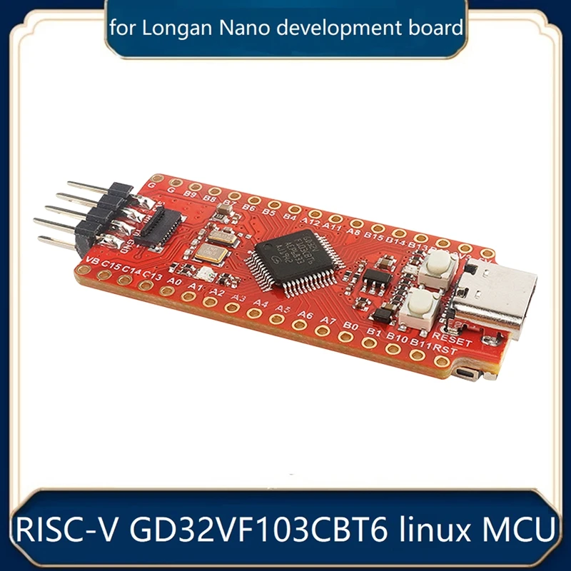 MCU Development Board For Sipeed Longan Nano RISC-V GD32VF103CBT6 128KB Flash 32KB SRAM Type-C MCU Linux With SD Card Slot
MCU Development Board For Sipeed Longan Nano RISC-V GD32VF103CBT6 128KB Flash 32KB SRAM Type-C MCU Linux With SD Card Slot