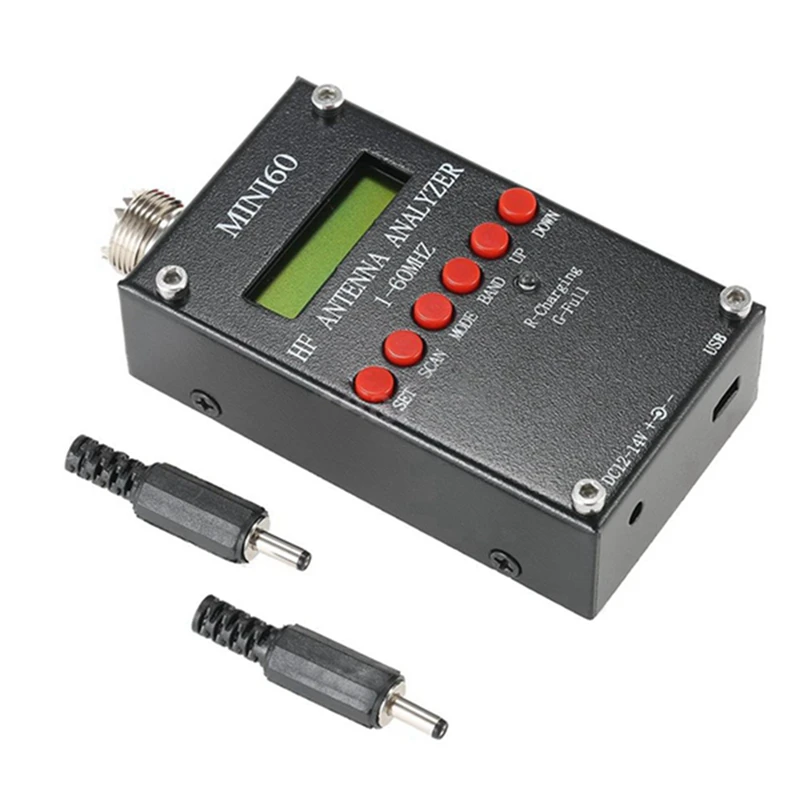 1 Piece Ultra Light Mini60 Sark100 HF ANT SWR Antenna Analyzer Meter 1-60Mhz Black With Android APP PC For Ham Radio Lovers
1 Piece Ultra Light Mini60 Sark100 HF ANT SWR Antenna Analyzer Meter 1-60Mhz Black With Android APP PC For Ham Radio Lovers