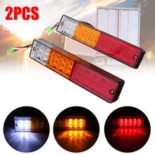 2PCS 12/24V 24 LED Car Rear Trailer Tail Light Brake Stop Turn Signal Lamp Waterproof
2PCS 12/24V 24 LED Car Rear Trailer Tail Light Brake Stop Turn Signal Lamp Waterproof