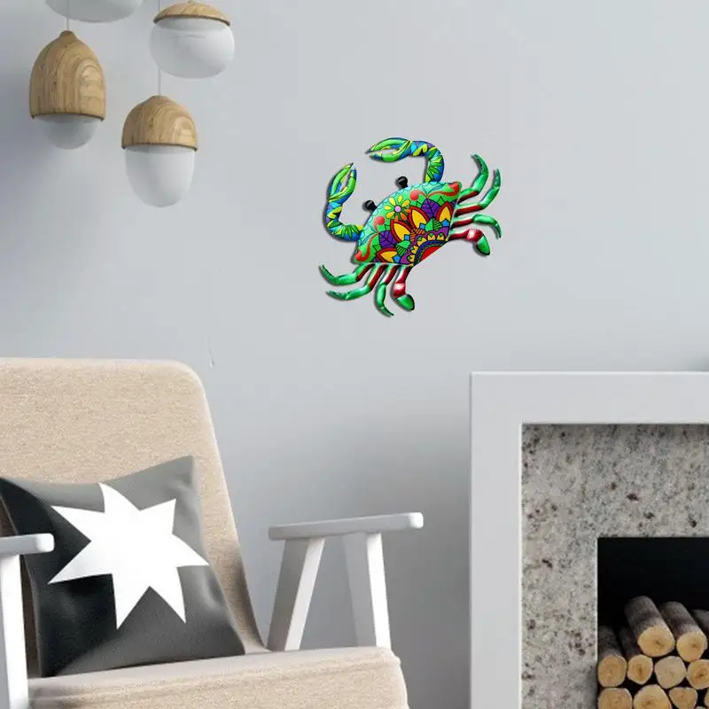 Metal Crab Wall Decor Nautical Hanging Art Beach Ocean Theme Decorative Sculpture, For Home, Garden Pool, Patio, Balcony Kitchen
Metal Crab Wall Decor Nautical Hanging Art Beach Ocean Theme Decorative Sculpture, For Home, Garden Pool, Patio, Balcony Kitchen