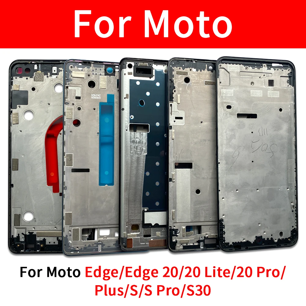

10 шт. корпус средней рамки для Moto Edge 20 Lite Pro S S30 задняя средняя рамка ЖК передняя панель
