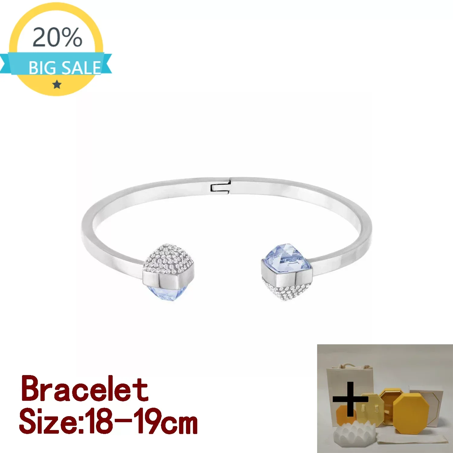

Stunning And Sophisticated SWAlying Crystal Bracelet – Ideal Wedding & Engagement Gift