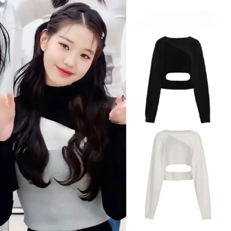 Kpop Korean Singer Y2K Fashion Hot Girl Hollow Out O-Neck Pullovers Sweaters Women Autumn Streetwear Sexy Irregular Knit Jumpers
Kpop Korean Singer Y2K Fashion Hot Girl Hollow Out O-Neck Pullovers Sweaters Women Autumn Streetwear Sexy Irregular Knit Jumpers
