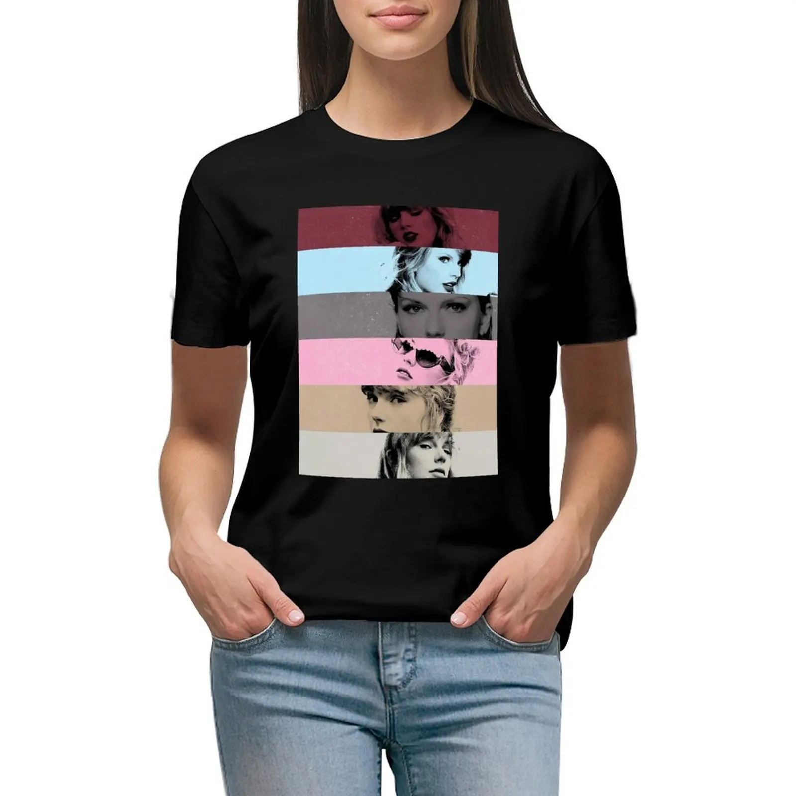 Colorful Collage Tayl0r T-shirt anime clothes cute clothes tees t-shirt dress for Women long
Colorful Collage Tayl0r T-shirt anime clothes cute clothes tees t-shirt dress for Women long