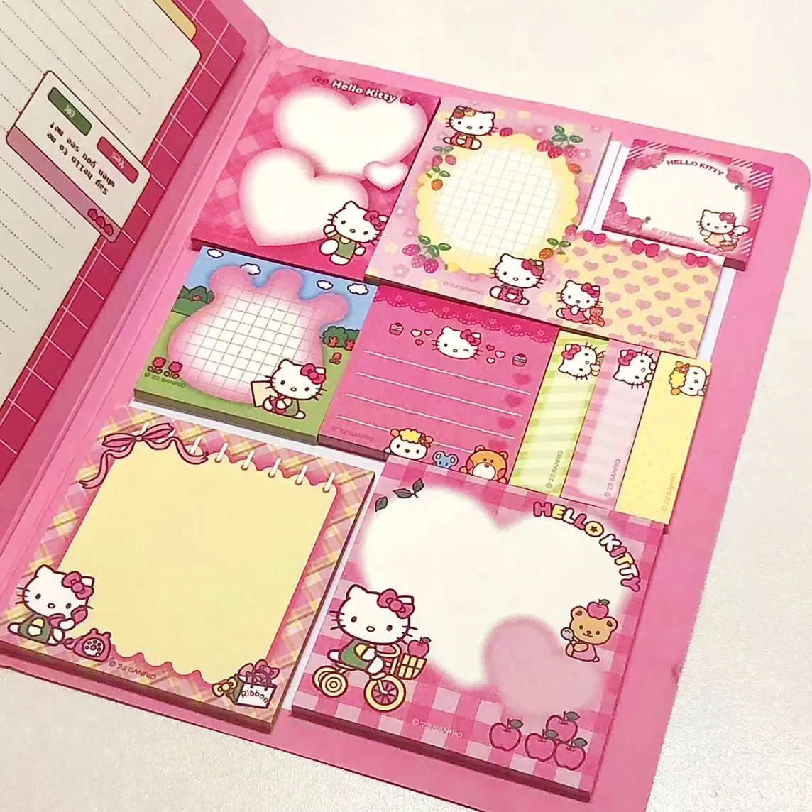 

Sanrio Hello Kitty Convenience Book Kuromi Mymelody Cinnamoroll Kawaii Note Book Cute Paste Notepad Student Office Stationery