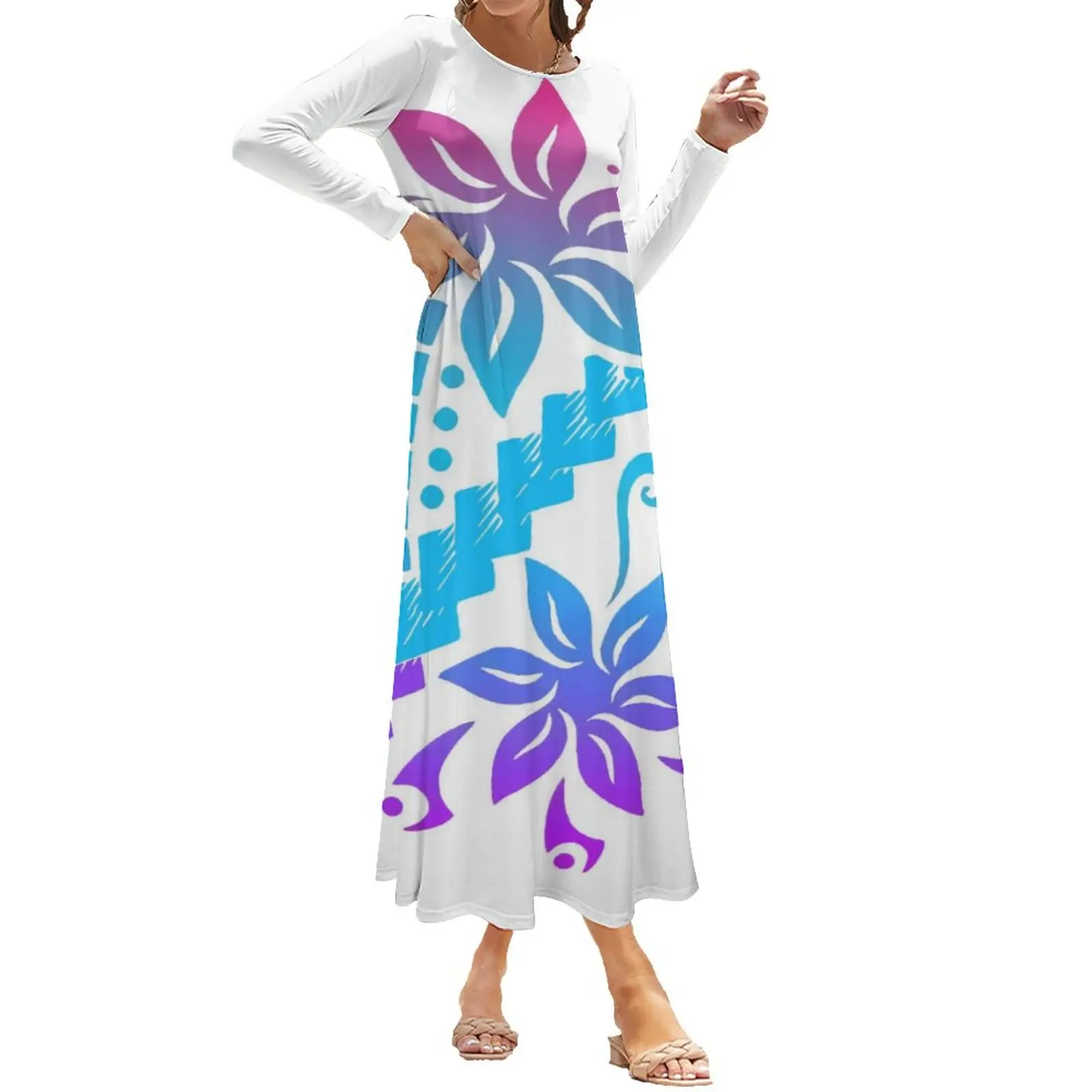 Factory Custom Holiday Samoa Polynesian Chic Elegant Long Female Casual Dress Custom Your Logo Free Shipping
Factory Custom Holiday Samoa Polynesian Chic Elegant Long Female Casual Dress Custom Your Logo Free Shipping