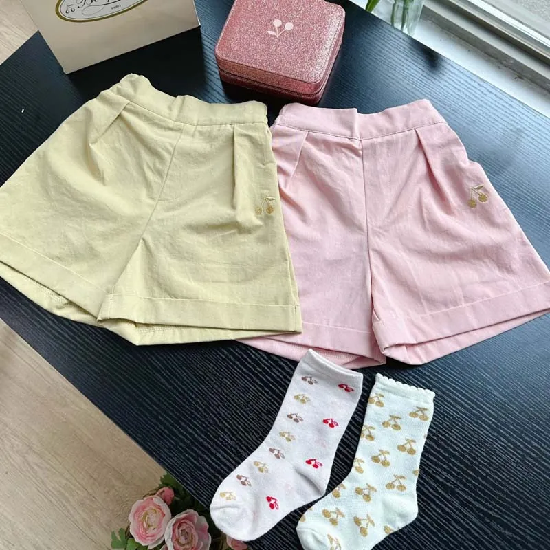 Pre-sale (Ship in Late March) 2024 BP Spring Baby Girl Shorts Cherry Pocket Cotton Shorts Cute Shorts for Girls Kids Clothes
Pre-sale (Ship in Late March) 2024 BP Spring Baby Girl Shorts Cherry Pocket Cotton Shorts Cute Shorts for Girls Kids Clothes