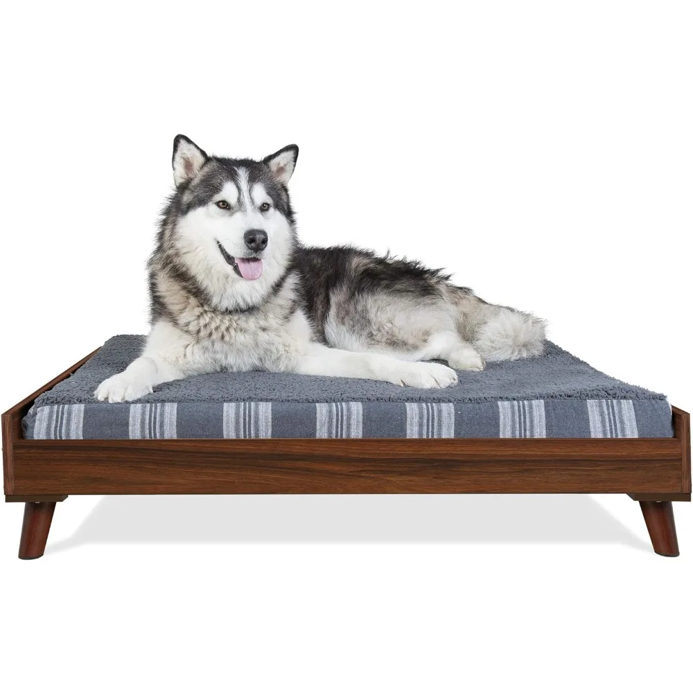 Walnut Elevated Dog Bed Frame Easy Assembly for 40" X 32" XL Dog Beds Jumbo/XL freight Free Pet
Walnut Elevated Dog Bed Frame Easy Assembly for 40" X 32" XL Dog Beds Jumbo/XL freight Free Pet