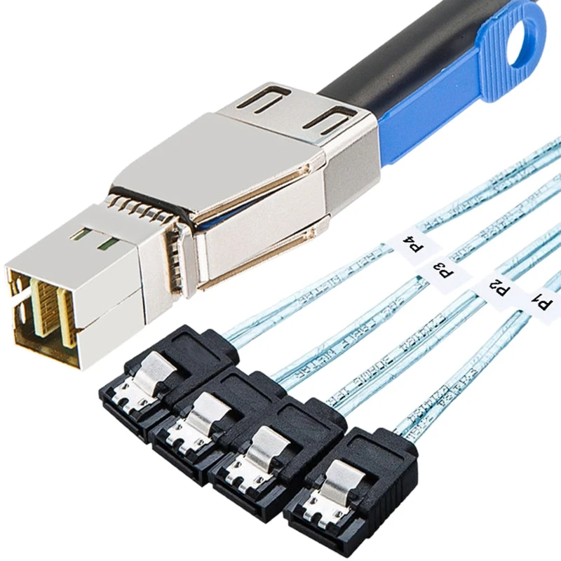 Mini SAS HD SFF-8644 to 4 x SATA 7Pin кабель для жесткого диска 12 Гбит/с внешний жесткий диск высокоскоростной кабель 3.33TF/1 м
Mini SAS HD SFF-8644 to 4 x SATA 7Pin кабель для жесткого диска 12 Гбит/с внешний жесткий диск высокоскоростной кабель 3.33TF/1 м