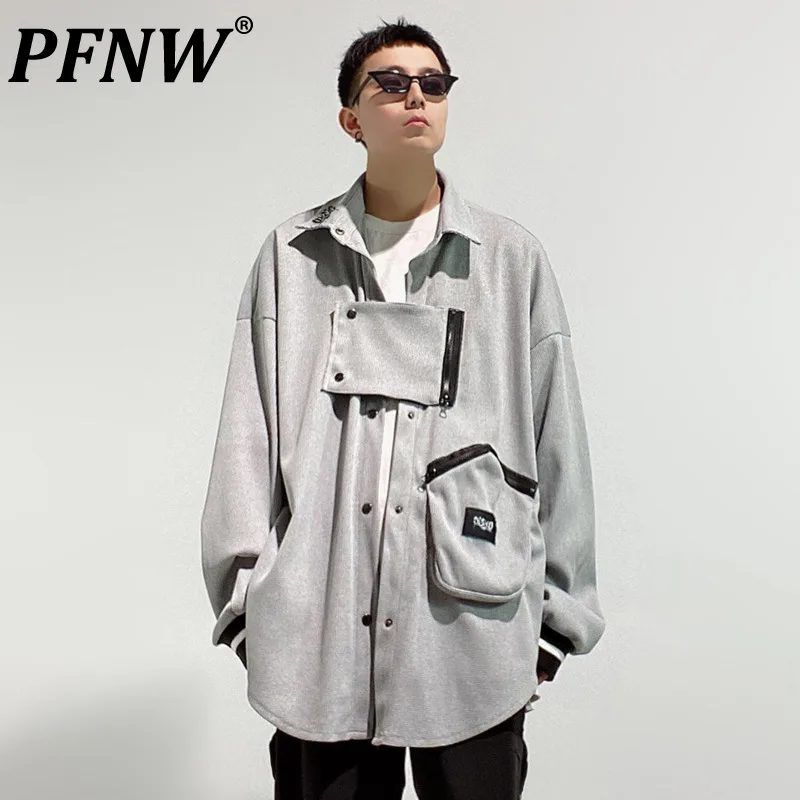 FEWQ Long Sleeve Patchwork Pocket Men'as Shirts Safari Style Hip Hop Male Niche Design Casual Tops 2023 Autumn Chic New 24B3211
FEWQ Long Sleeve Patchwork Pocket Men'as Shirts Safari Style Hip Hop Male Niche Design Casual Tops 2023 Autumn Chic New 24B3211