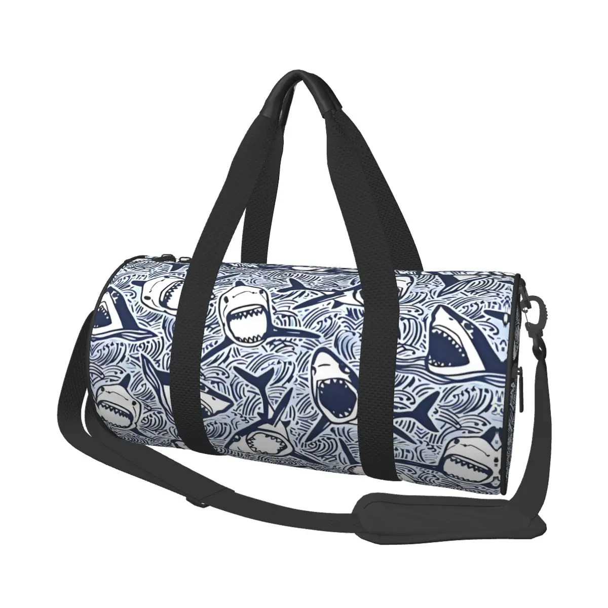 

Забавная спортивная сумка Ocean Shark, модные водонепроницаемые спортивные сумки, аксессуары для спортзала, чемодан на заказ, симпатичная сумка для фитнеса для мужчин и женщин
