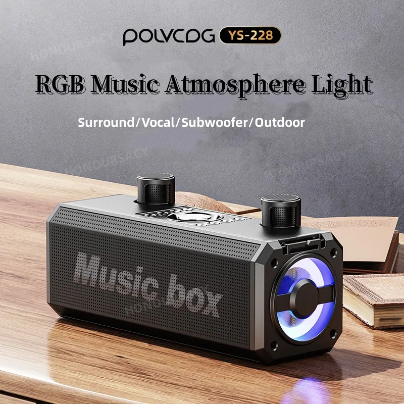 YS-228 Colorful LED 150W High Power Wireless Portable Microphone Bluetooth Speaker Sound Family Party Karaoke Subwoofer Boombox
YS-228 Colorful LED 150W High Power Wireless Portable Microphone Bluetooth Speaker Sound Family Party Karaoke Subwoofer Boombox