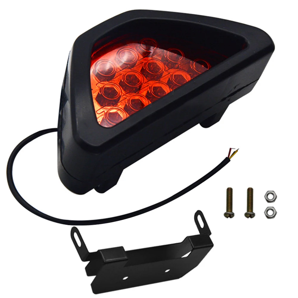 Universal Motorcycle LED Rear Tail Lamp Triangle Led Brake Lamp 500LM High Brightness Rear Fog Lamp Motorcycle Led Strobe Lamp
Universal Motorcycle LED Rear Tail Lamp Triangle Led Brake Lamp 500LM High Brightness Rear Fog Lamp Motorcycle Led Strobe Lamp