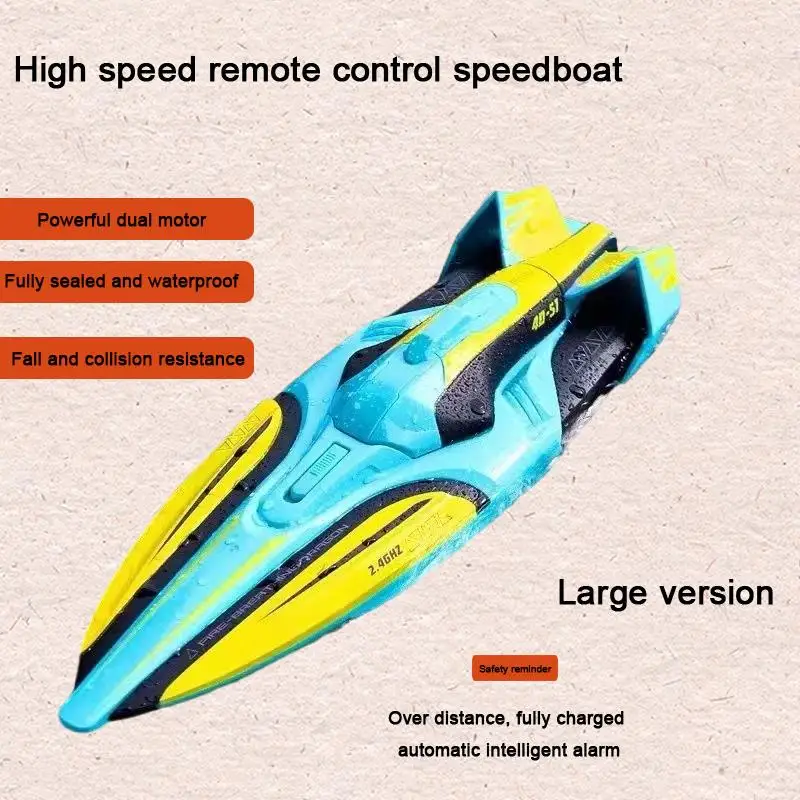 

Ultimate Long Endurance 2.4G Remote Control Speedboat - The Perfect Remote Control Boat for Thrilling Adventures