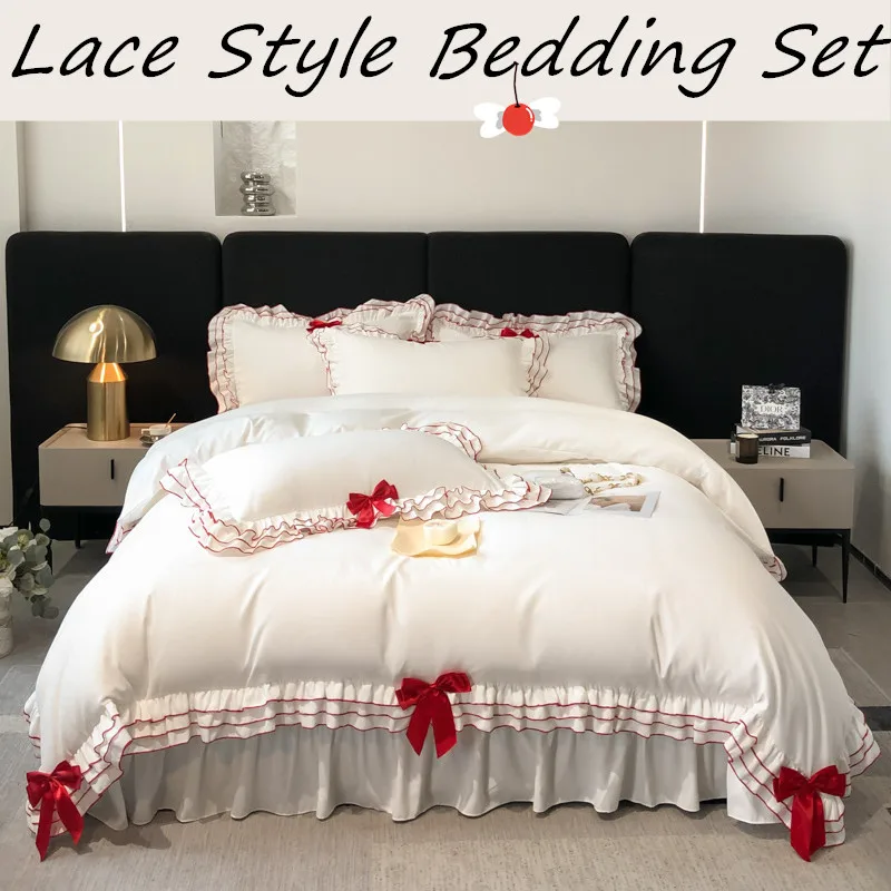 Комфортные для кожи комплекты постельного белья с бантом пододеяльник наволочка постельное белье кружевное стильное постельное белье Queen/Комплект постельного белья королевского размера
Комфортные для кожи комплекты постельного белья с бантом пододеяльник наволочка постельное белье кружевное стильное постельное белье Queen/Комплект постельного белья королевского размера