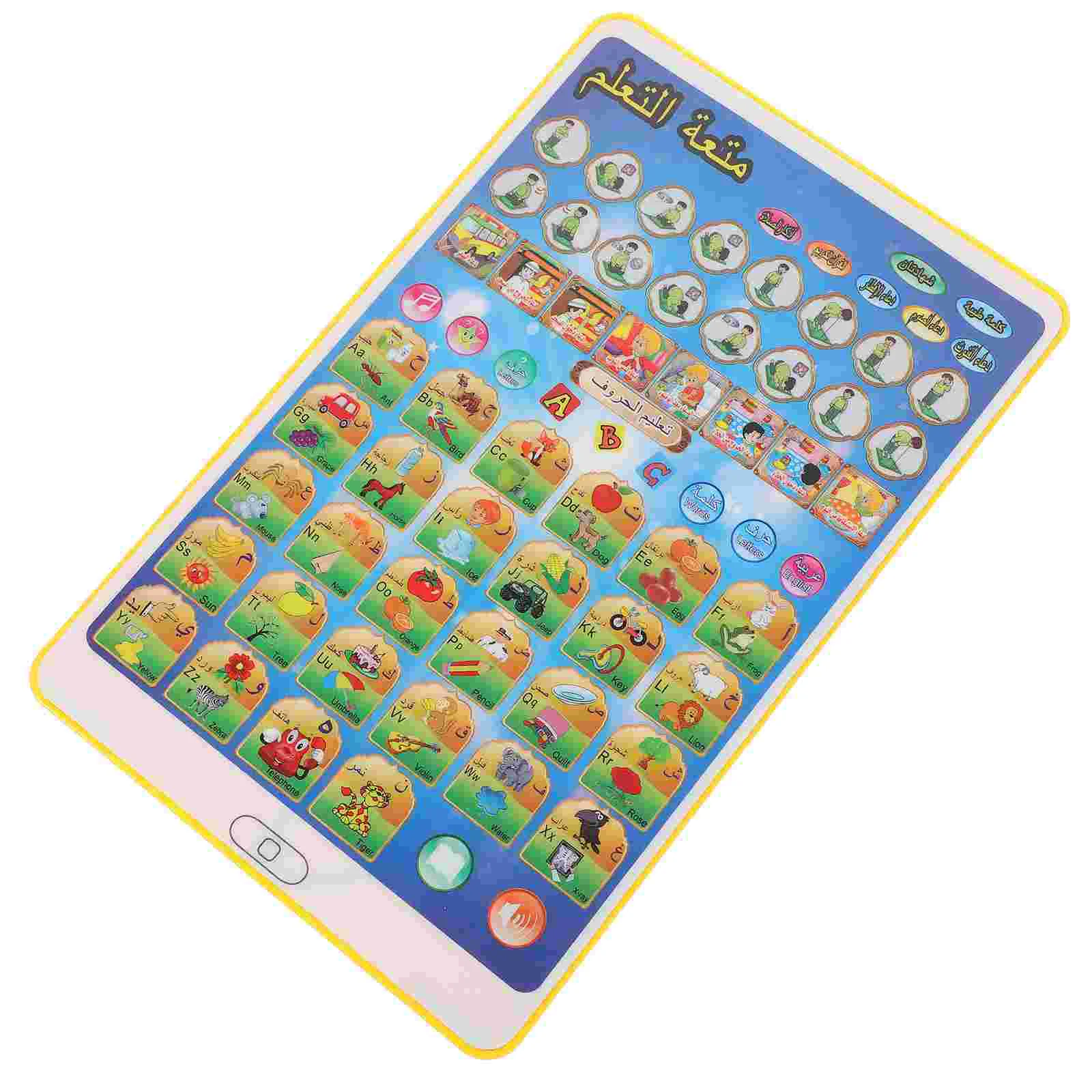 Arabic Learning Machine Cartoon Children Plaything Interesting Tablet Toy Household Accessory Toddler Portable Toys
Arabic Learning Machine Cartoon Children Plaything Interesting Tablet Toy Household Accessory Toddler Portable Toys