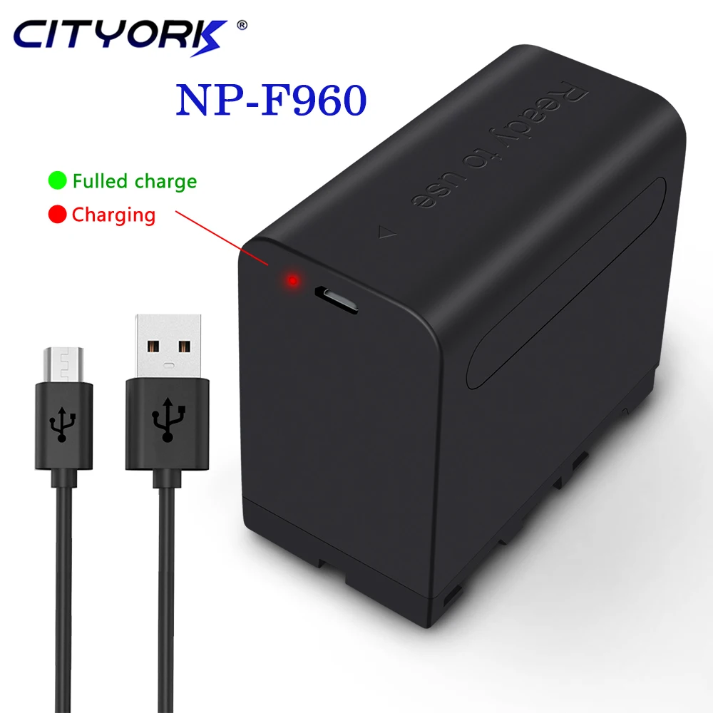 CITYORK 6000mAh NP-F960 NP-F970 np f960 f970 Camcorder battery for Sony CCD-TRV35 PLM-100 MVC-FD91 MC1500C L10 TR555 VX2200E D77
CITYORK 6000mAh NP-F960 NP-F970 np f960 f970 Camcorder battery for Sony CCD-TRV35 PLM-100 MVC-FD91 MC1500C L10 TR555 VX2200E D77