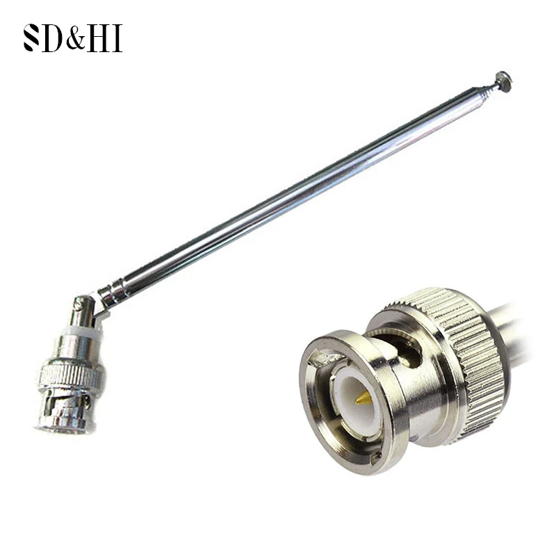 New 1pc 360 Degrees 765mm Telescopic Antenna Q9 BNC Connector Portable FM Radio Scanner VHF UHF TW
New 1pc 360 Degrees 765mm Telescopic Antenna Q9 BNC Connector Portable FM Radio Scanner VHF UHF TW