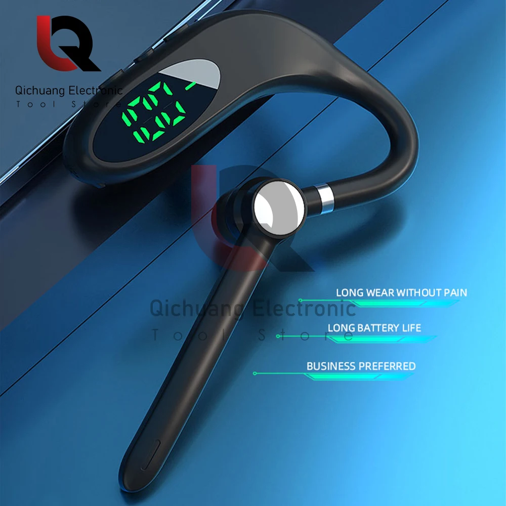 TL10/TL8 Wireless Bluetooth Business Headset LED Digital Display Handsfree Headphone Earhook HD Call Earphones with Microphone
TL10/TL8 Wireless Bluetooth Business Headset LED Digital Display Handsfree Headphone Earhook HD Call Earphones with Microphone