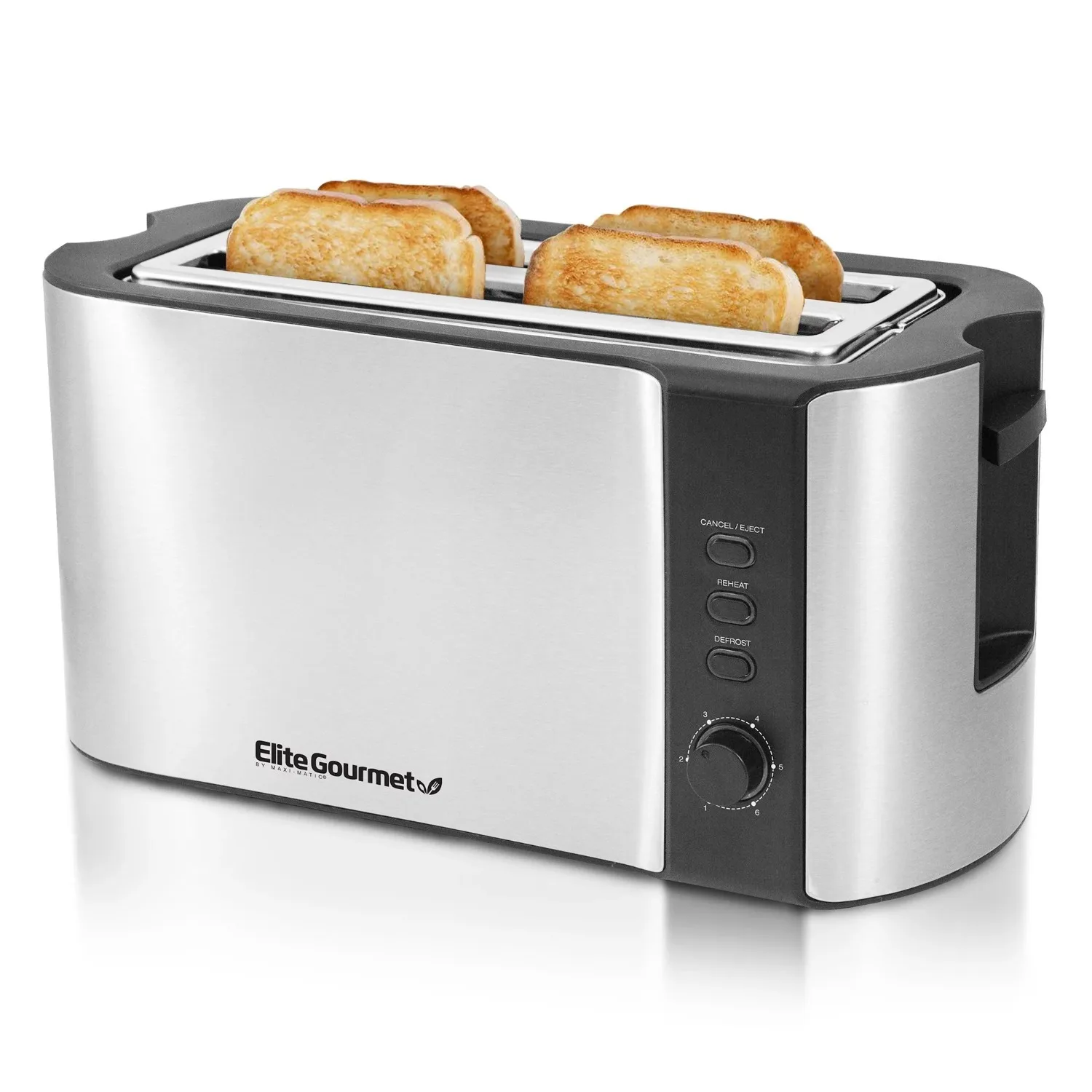The toaster can bake four slices at a time six gears, three programmable buttons хлебопечка
The toaster can bake four slices at a time six gears, three programmable buttons хлебопечка