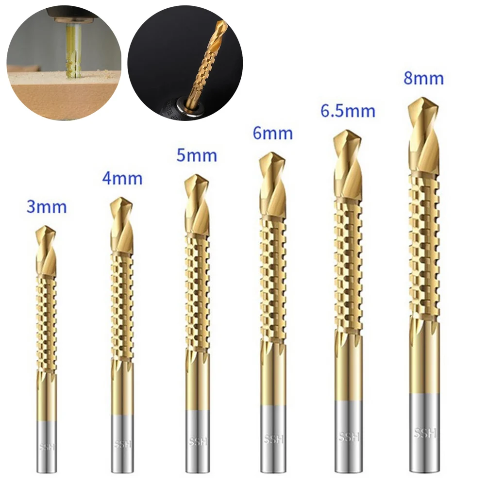 6pcs Plating Drill Bits Spiral Screw Metric Composite Tap Drill For Wood Metal Plastic Punching Slotting Hole Opener
6pcs Plating Drill Bits Spiral Screw Metric Composite Tap Drill For Wood Metal Plastic Punching Slotting Hole Opener