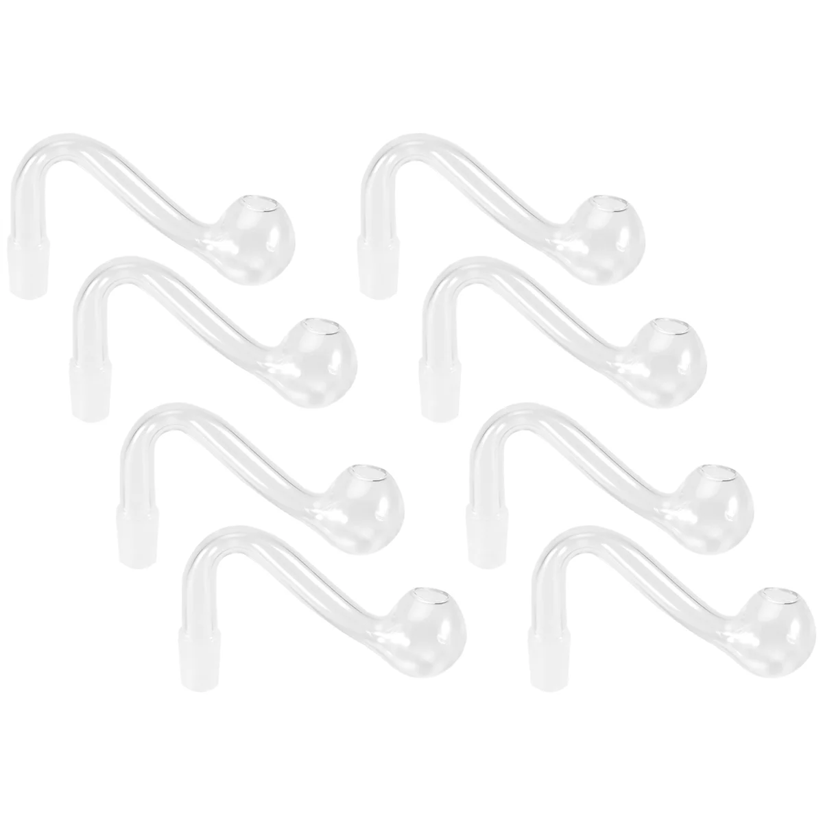 

Glass Connection Adapter Made of Borosilicate Glass 10mm (8Pcs)